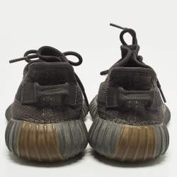 Pre Owned حذاء رياضي ييزي x أديداس قماش تريكو رمادي بوست 350 V2 سيندر مقاس 39.5