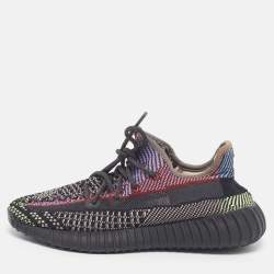 مملوكة مسبقًا Yeezy x Adidas Boost 350 V2 Yecheil (Non-Reflective) Size 40 Multicolor Knit Fabric Low Top Sneakers