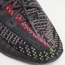 Pre Owned Yeezy x Adidas Boost 350 V2 Yecheil (Non-Reflective) Size 40 Multicolor Knit Fabric Low Top Sneakers