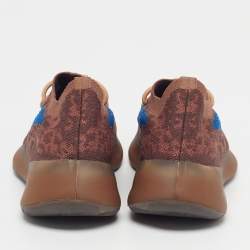 Pre Owned Yeezy x Adidas Boost 380 Azure Size 38.5 Blue Knit Fabric Low Top Sneakers