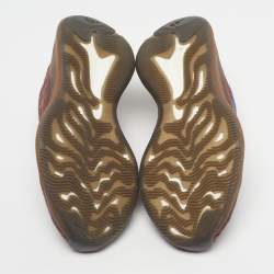 Pre Owned Yeezy x Adidas Boost 380 Azure Size 38.5 Blue Knit Fabric Low Top Sneakers