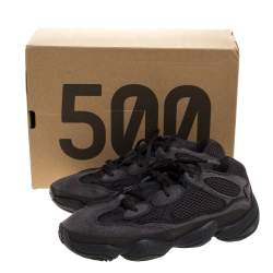 مملوكة مسبقًا حذاء رياضي ييزي x أديداس 500 يتيليتي  أسود أورثولايت مقاس 40