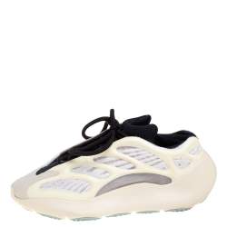Pre Owned Yeezy x adidas Cream Mesh, Nylon and Rubber 700 V3 Azael Sneakers Size 37.5