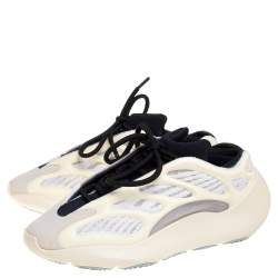 Pre Owned Yeezy x adidas Cream Mesh, Nylon and Rubber 700 V3 Azael Sneakers Size 37.5