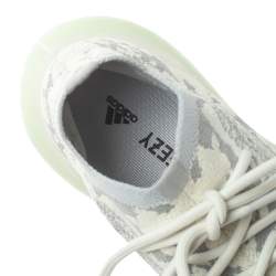 Pre Owned Yeezy x adidas Grey/White Cotton Knit Boost 380 Alien Sneakers Size 38