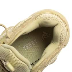 Pre Owned حذاء رياضي ييزي x أديداس جلد أخضر ليموني وقماش 500 ستون مقاس 36.5