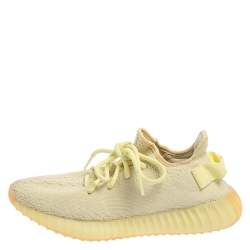Pre Owned Yeezy x Adidas Boost 350 V2 Butter Sneakers Size 39.5