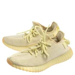 Pre Owned Yeezy x Adidas Boost 350 V2 Butter Sneakers Size 39.5