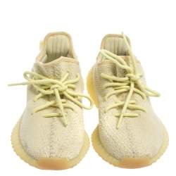 Pre Owned Yeezy x Adidas Boost 350 V2 Butter Sneakers Size 39.5