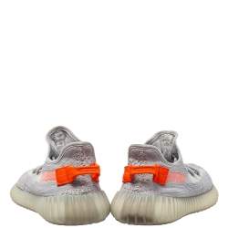 Pre Owned Yeezy x Adidas Grey Cotton Knit Boost 350 V2 'Trfrm' Sneaker Size 38