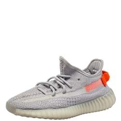 Pre Owned Yeezy x Adidas Grey Cotton Knit Boost 350 V2 'Trfrm' Sneaker Size 38