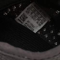 Pre Owned Yeezy x adidas Dark Grey Boost 350 V2 Cinder (Non-Reflective) Sneakers Size 39.5