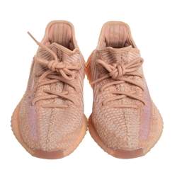 مملوكة مسبقًا Yeezy x adidas Clay Knit Fabric Boost 350 V2 Sneakers Size 36 2/3