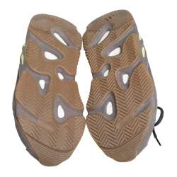 Pre Owned Yeezy x adidas Grey/Brown Mesh And Suede Boost 700 Mauve Sneakers Size 38 2/3