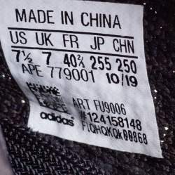 Pre Owned Yeezy x Adidas Grey Knit Fabric Boost 350 V2 Sneakers Size 40 2/3