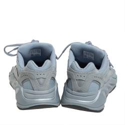 Pre Owned Yeezy x adidas Hospital Blue Mesh And Suede Boost 700 V2 Sneakers Size 37 1/3