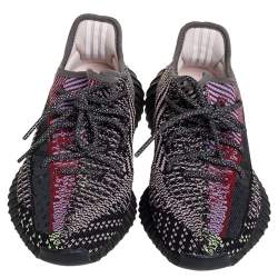 Pre Owned Adidas Yeezy Boost 350 V2 Yecheil Multicolor Knit Fabric (Non-Reflective) Size 39.5