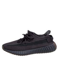 Pre Owned  حذاء رياضي اديداس X ييزي بوست 350 V2 تريكو قطن رصاصي مقاس 38.5