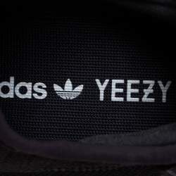 Pre Owned  حذاء رياضي اديداس X ييزي بوست 350 V2 تريكو قطن رصاصي مقاس 38.5