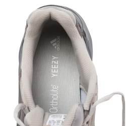 Pre Owned Yeezy x Adidas Grey Suede And Fabric Boost 700 V2 Tephra Sneakers Size 42