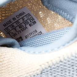 Pre Owned حذاء رياضي ييزي x اديداس لينن بوست  350 V2  قماش تريكو بيج/رصاصي مقاس 40 2/3