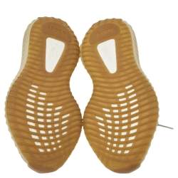 Pre Owned حذاء رياضي ييزي x أديداس بوست 350 ڨي2 سيسامي قماش تريكو رصاصي مقاس 36