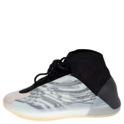 Pre Owned Yeezy x adidas Multicolor Mesh And Fabric QNTM High Top Sneakers Size 40 2/3