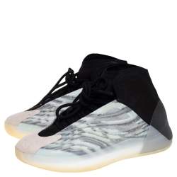 Pre Owned Yeezy x adidas Multicolor Mesh And Fabric QNTM High Top Sneakers Size 40 2/3