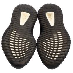 Pre Owned حذاء رياضي ييزي x أديداس بوست 350 في2 ستاتك تريكو قطن أسود مقاس 38 2/3