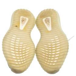 Pre Owned حذاء رياضي ييزي x أديداس بوست 350 V2 2.0 قماش تريكو رصاصي//أزرق مقاس 39.5