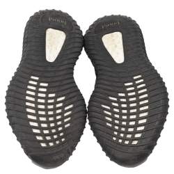 Pre Owned حذاء رياضي ييزي x اديداس بوست 350 V2 قماش تريكو أسود عنق منخفض مقاس 40