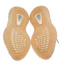 Pre Owned Yeezy x Adidas Pink Knit Fabric Boost 350 V2 Synth Sneakers Size 38