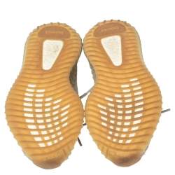 Pre Owned حذاء رياضي ييزي x أديداس بوست  350 V2 قماش تريكو بيج مقاس 38 2/3 