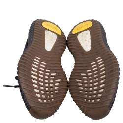 Pre Owned حذاء رياضي ييزي x أديداس بوست 350 V2 سيندر قماش تريكو أسود مقاس 40