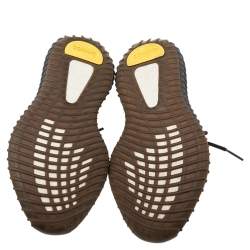 مملوكة مسبقًا Yeezy x adidas Dark Grey Knit Fabric Boost 350 V2 Cinder Sneakers Size 36 2/3