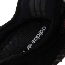 Pre Owned حذاء رياضي أديداس X ييزي بوست 350 V2 قماش تريكو أسود مقاس 45 1/3