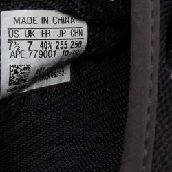 Pre Owned Yeezy x Adidas  Dark Grey Knit Fabric Boost 350 V2 Cinder Reflective Sneakers Size 40 2/3