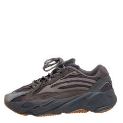 Pre Owned Yeezy x adidas Grey Fabric And Nubuck Yeezy 700 Sneakers Size 40 2/3