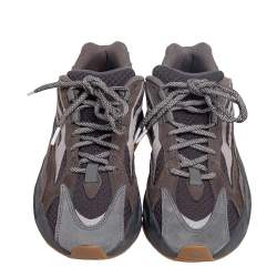 Pre Owned Yeezy x adidas Grey Fabric And Nubuck Yeezy 700 Sneakers Size 40 2/3