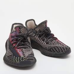 Pre Owned حذاء رياضي ييزي x أديداس بوست 350 ڨي2 يشيل تريكو قطن متعدد الألوان مقاس 38