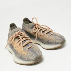 Pre Owned Yeezy x Adidas Multicolor Fabric And Mesh Yeezy Boost 380 Mist Reflective Sneakers Size 39.5 