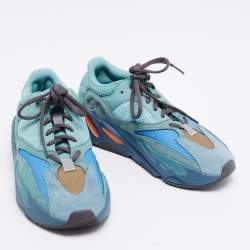 Pre Owned حذاء رياضي ييزي x أديداس ييزي 700 قماش وسويدي متعدد الألوان مقاس 39.5