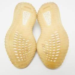 مملوكة مسبقًا Adidas Yeezy White Knit Fabric Boost 350 V2 Cloud (Non-Reflective) Sneakers Size 38 2/3