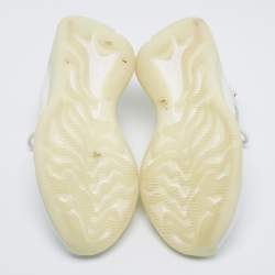 Pre Owned Yeezy x Adidas White Knit Fabric Boost 380 Calcite Glow Sneakers Size 40 2/3