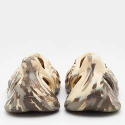 Pre Owned Yeezy x Adidas Cream/Brown Rubber Foam RNNR MX Cream Sneakers Size 39