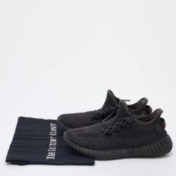 Yeezy x Adidas Black Knit Fabric Boost 350 V2 Static Sneakers Size 37 1/3