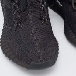 Yeezy x Adidas Black Knit Fabric Boost 350 V2 Static Sneakers Size 37 1/3