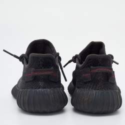 Yeezy x Adidas Black Knit Fabric Boost 350 V2 Static Sneakers Size 37 1/3