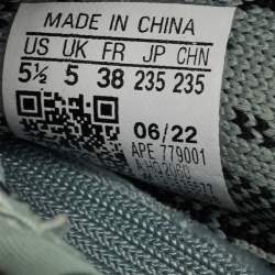 Yeezy x Adidas Light Green Knit Fabric Boost 350 V2 Jade Ash Sneakers Size 38