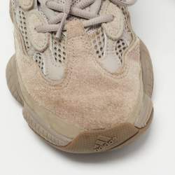 Pre Owned Yeezy x Adidas Grey Suede Yeezy 500 Sneakers Size 38 2/3